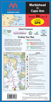 Marblehead to Cape Ann Waterproof Chart, 3rd Edition